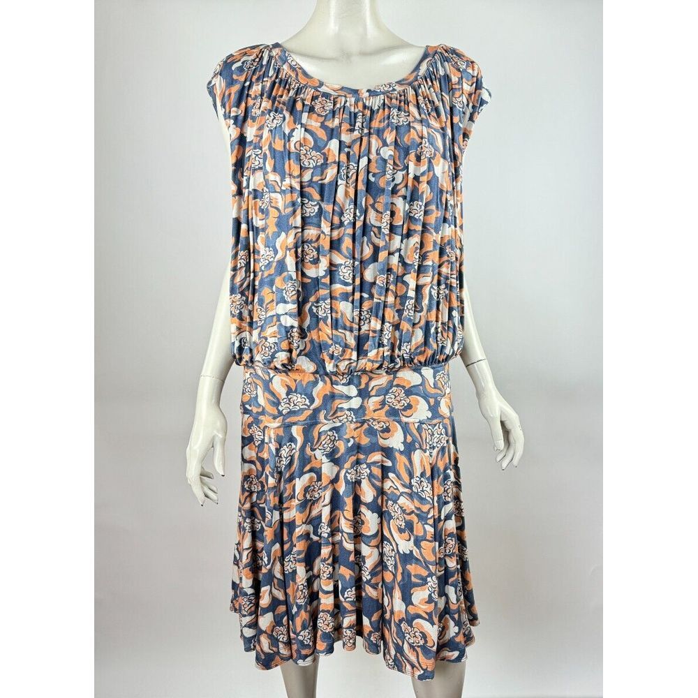 Daily Practice Drop Waist Short Dress Women 3X  Lined Stretch‎ Short Sleeve